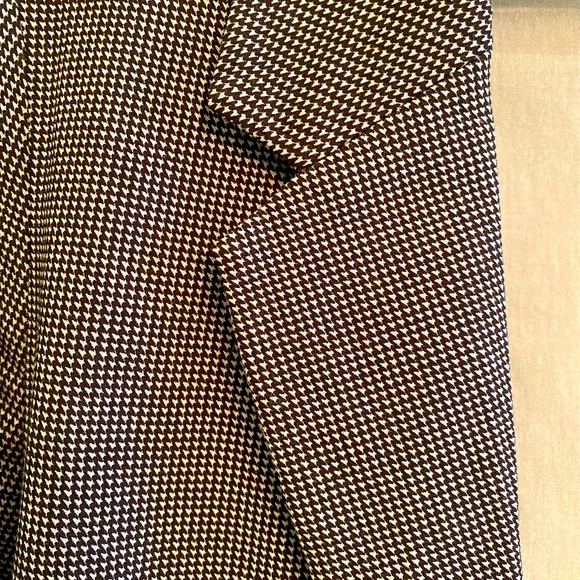 Lord & Taylor Houndstooth Stretch Blazer size L - Picture 2 of 4